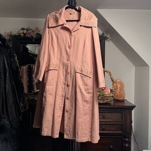 April Cornell Day Coat Blushing Rose Med